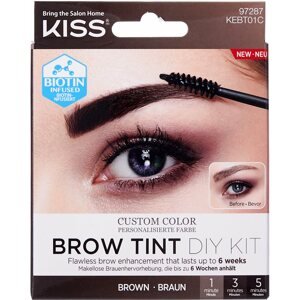 Szempillaspirál KISS Brow Tint Kit - Brown