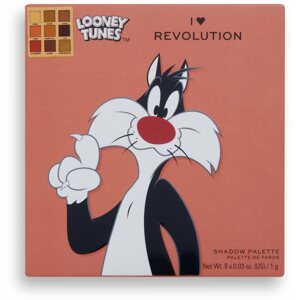 Szemfesték paletta I HEART REVOLUTION Looney Tunes X Sylvester Mini Shadow Palette