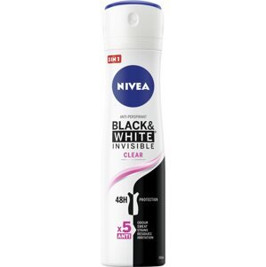 Izzadásgátló NIVEA Black & White Invisible Clear 150 ml