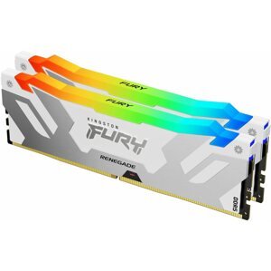 RAM memória Kingston FURY 32GB KIT DDR5 6000MHz CL32 Renegade White RGB XMP