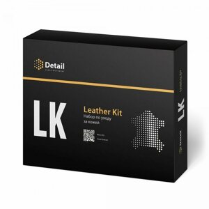 Bőrtisztító DETAIL LK "Leather Kit" - tisztító készlet az autóbőr belső ápolásához