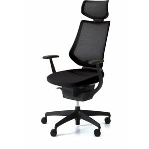 Irodai szék ING Glider 360° fejtámasszal- fekete