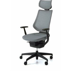 Irodai szék ING Glider 360° fejtámasszal - szürke