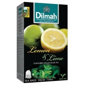 Tea Dilmah fekete tea citrom és lime 20x1,5 g