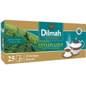 Tea Dilmah Ceylon Gold fekete tea 25x2 g