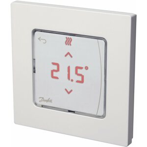 Okos termosztát Danfoss Icon padló Infra termosztát, 088U1082, falra szerelhető