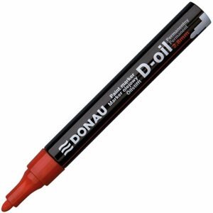 Marker DONAU D-OIL 2,8 mm, piros