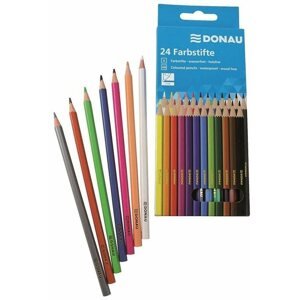 Színes ceruza DONAU, törhetetlen, 24 színű