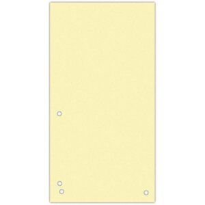 Regiszter DONAU sárga, papír, 1/3 A4, 235 x 105 mm - 100 darabos csomagban