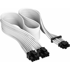 Tápkábel Corsair Premium Individually Sleeved 12+4pin PCIe Gen 5 12VHPWR 600W cable Type 4 White