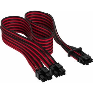 Tápkábel Corsair Premium Individually Sleeved 12+4pin PCIe Gen 5 12VHPWR 600W cable Type 4 Red/Black