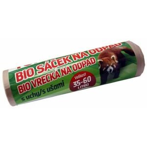 Szemeteszsák VIPOR Top Bio komposztálható fogantyúkkal, 35-60 l, 10 db
