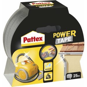Lepicí páska PATTEX Power Tape stříbrná, 5 cm × 25 m