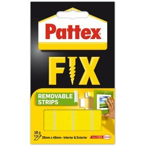 Lepicí páska PATTEX FIX Oboustranné lepící proužky, 20× 40 mm, 10 ks