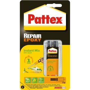 Dvousložkové lepidlo PATTEX Repair Epoxy Ultra Quick, epoxidové lepidlo 1 min 12 g