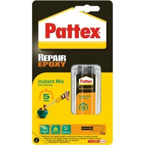 Dvousložkové lepidlo PATTEX Repair Epoxy Ultra Strong, epoxidové lepidlo 5 min 12 g