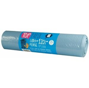 Szemeteszsák VIPOR LDPE Top papírhoz 120 l, 25 db, kék