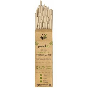Szívószál PANDOO Egyszer használatos bambusz szívószál 50 db