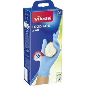 Egyszer használatos kesztyű VILEDA Food Safe Kesztyű S/M 40 db