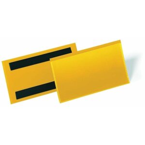 Magnetická kapsa DURABLE magnetická kapsa na etikety 150 x 67 mm, žlutá - balení 50 ks