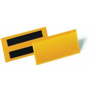 Magnetická kapsa DURABLE magnetická kapsa na etikety 100 x 38 mm, žlutá - balení 50 ks