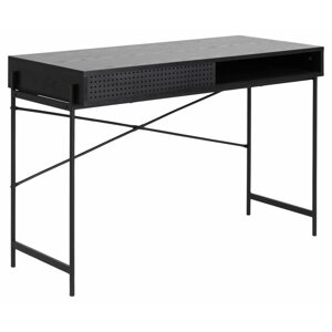 Psací stůl Design Scandinavia Angus 110 cm, černý