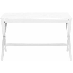 Psací stůl Design Scandinavia se zásuvkou Trixy 120 cm, bílý