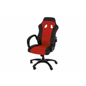 Kancelářská židle Design Scandinavia Otterly, černá / červená