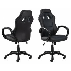 Kancelářská židle Design Scandinavia Otterly, černá / šedá