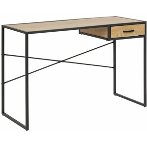 Pracovní stůl DESIGN SCANDINAVIA SeaShell 110 cm, dub