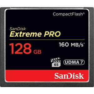 Memóriakártya SanDisk Compact Flash Extreme Pro 128GB 1000x