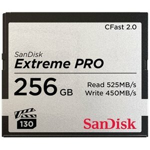 Memóriakártya SanDisk CFAST 2.0 256GB Extreme Pro VPG130