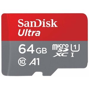 Memóriakártya SanDisk MicroSDXC 64GB Ultra + SD adapter