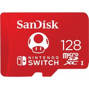 Memóriakártya SanDisk MicroSDXC 128GB Nintendo Switch A1 UHS-I (V30) U3