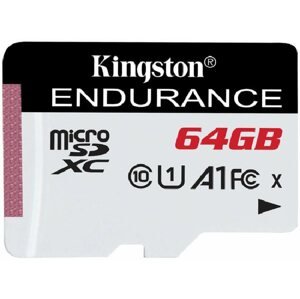 Memóriakártya Kingston Endurance microSDXC 64GB A1 UHS-I C10