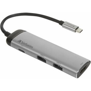 Port replikátor VERBATIM USB-C Multiport HUB USB 3.1 GEN 1 / 2x USB 3.0 / HDMI