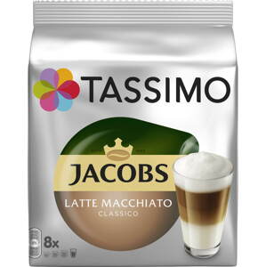 Kávékapszula TASSIMO Jacobs Latte Macchiato Kapszula 8 adag