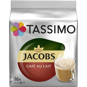 Kávékapszula TASSIMO Jacobs Cafe Au Lait Kapszula 16 adag