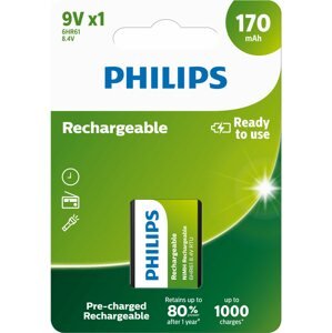 Tölthető elem Philips 9VB1A17 1 db/csomag