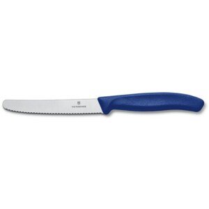 Konyhakés Victorinox paradicsomvágó kés hullámos pengével 11 cm kék