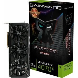Videókártya GAINWARD GeForce RTX 4070 Ti Phantom Reunion GS 12GB GDDR6X