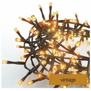 Fényfüzér EMOS LED karácsonyi fényfüzér - süni, 8 m, beltéri és kültéri, vintage, időzítővel
