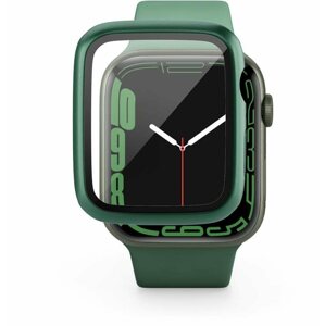 Okosóra tok Epico Apple Watch 7 (45 mm) edzett üveg tok - zöld