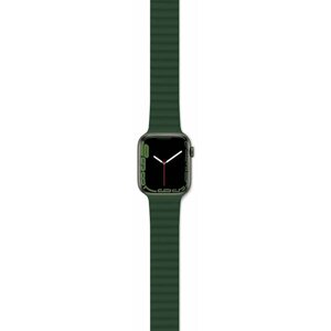Szíj Epico Apple Watch 38mm / 40mm / 41mm mágneses szíj - zöld/szürke
