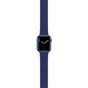 Szíj Epico Apple Watch 42mm / 44mm / 45mm mágneses szíj - kék/fekete