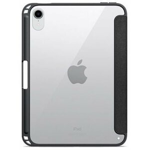 Tablet tok Epico Clear Flip Case iPad mini 6 2021 (8,3") - fekete átlátszó