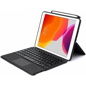 Tablet tok Epico billentyűzet iPad 10,2" tokkal - fekete QWERTY