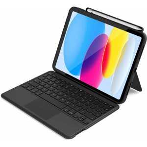 Tablet tok Epico billentyűzet iPad 10.9" (2022) tokkal - fekete QWERTY