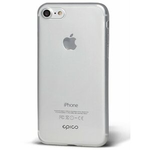 Telefon tok Epico Ronny Gloss iPhone 7/8/SE (2020)/SE (2022) fehér átlátszó tok