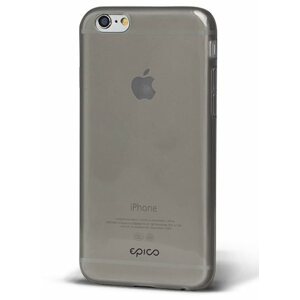 Telefon tok Epico Ronny Gloss iPhone 6/6S fekete átlátszó tok